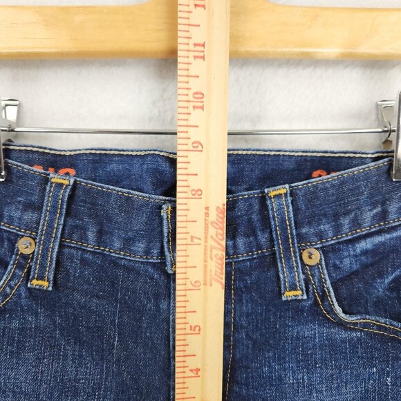 J Crew Jeans Womens 29 Blue Hipslung Dark Wash Crop Capri Denim Low Rise - Picture 4 of 13
